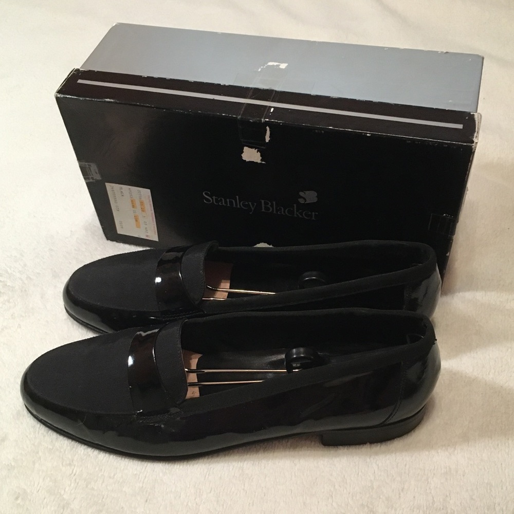 Stanley Blacker Men’s black dress shoes